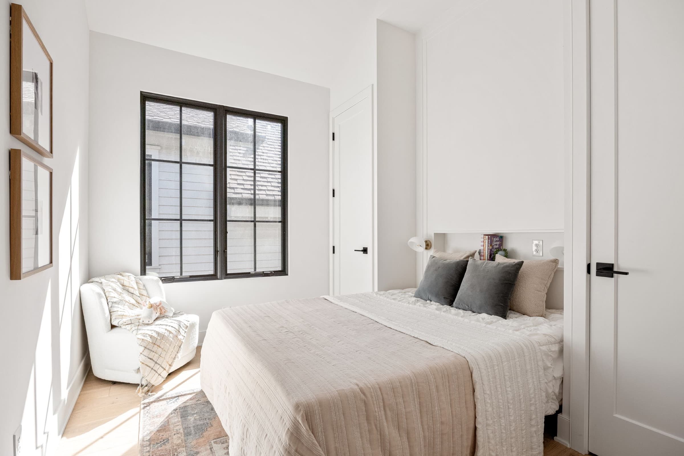 Bedroom styled by Redefined Indy